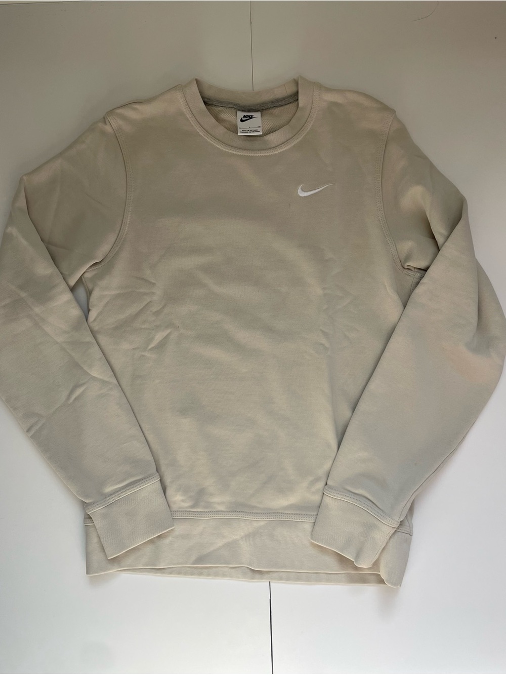 Nike Men’s Crewneck Sweatshirt - Light Cream